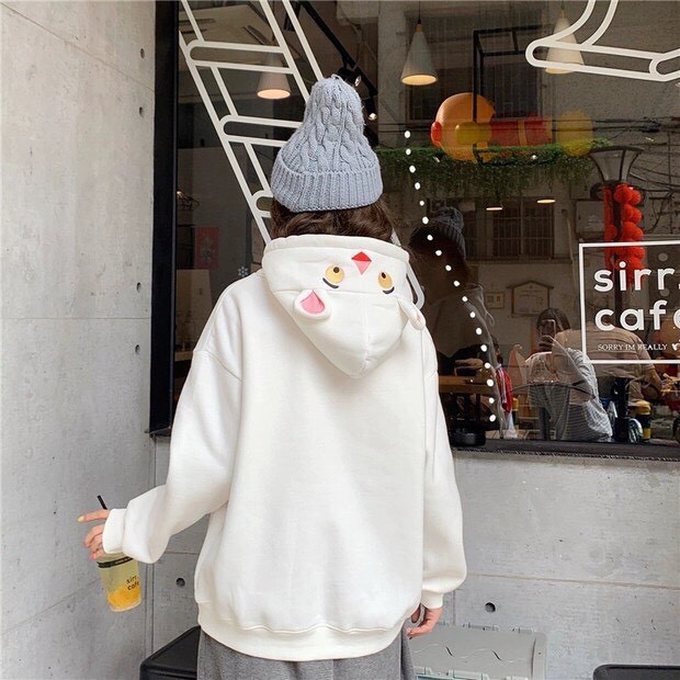 Áo khoác, áo hoodie unisex nam nữ nỉ ngoại chú báo hồng cute năng động thời trang học đường | BigBuy360 - bigbuy360.vn