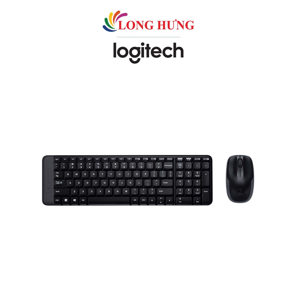 Combo chuột và bàn phím không dây Logitech MK220 - Hàng chính hãng