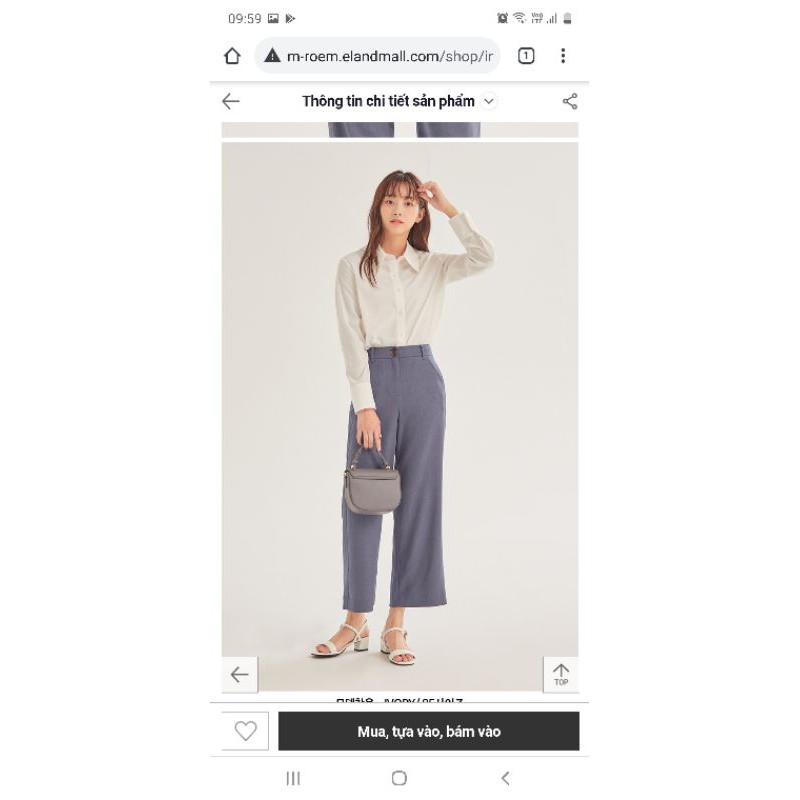 sơ mi roem xuất Hàn màu trắng size 88