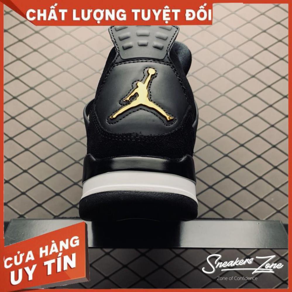 (FREESHIP+HỘP+QUÀ) Giày thể thao Giày thể thao AIR JORDAN 4 ROYALTY đen đế trắng siêu đẹp cho nam và nữ | BigBuy360 - bigbuy360.vn
