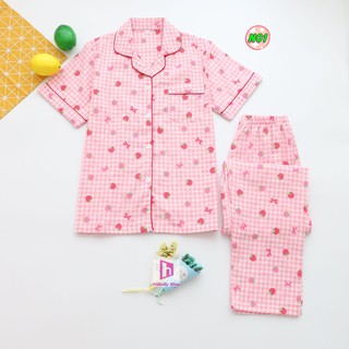 Pijama Thô Đũi Mặc Hè Cực Mát