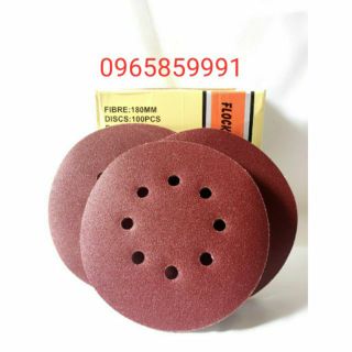 HỘP 100 TỜ GIẤY NHÁM CHÀ TƯỜNG  PHI 180MM