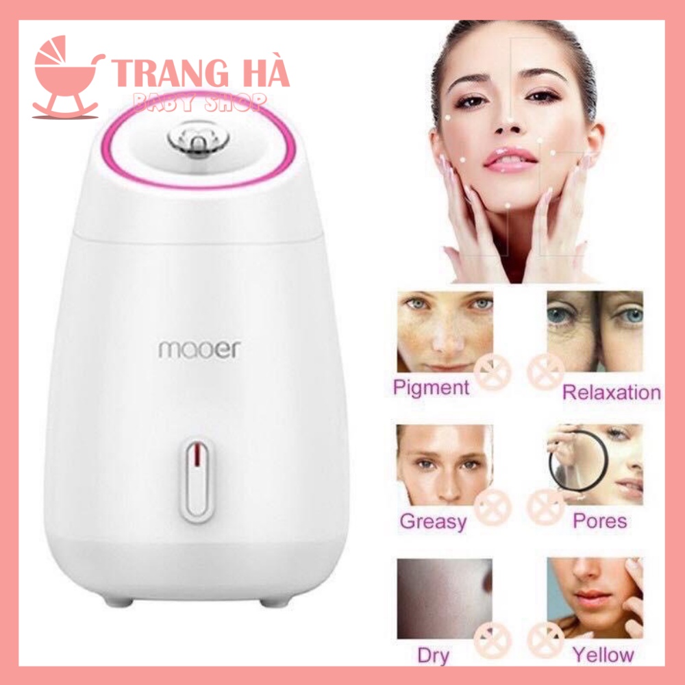 Máy Xông Mặt Maoer Thảo Dược, Máy Phun Sương Chăm Sóc Da Mặt Bảo hành 12 Tháng
