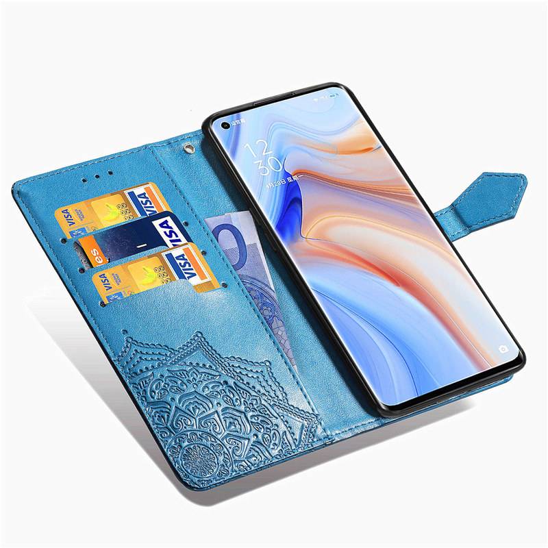 Bao Da Pu Điện Thoại Nắp Lật Kèm Ngăn Đựng Thẻ In Họa Tiết Nổi Cho Oppo Reno 4 Pro Reno 4 Pro Reno 4 Reno4Pro Giá Đỡ | BigBuy360 - bigbuy360.vn