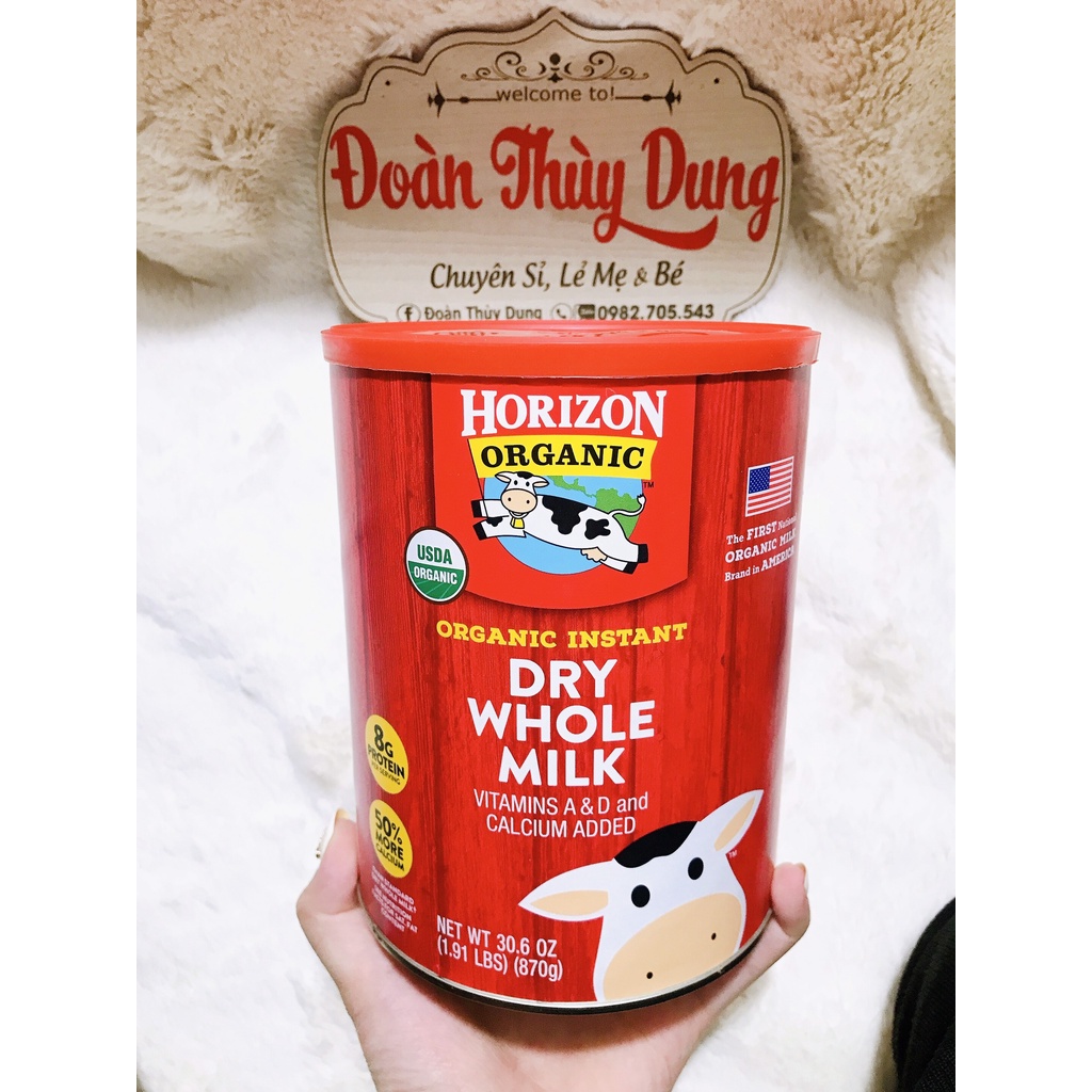 Sữa bột horizon organic 870g t12 2022 - ảnh sản phẩm 2