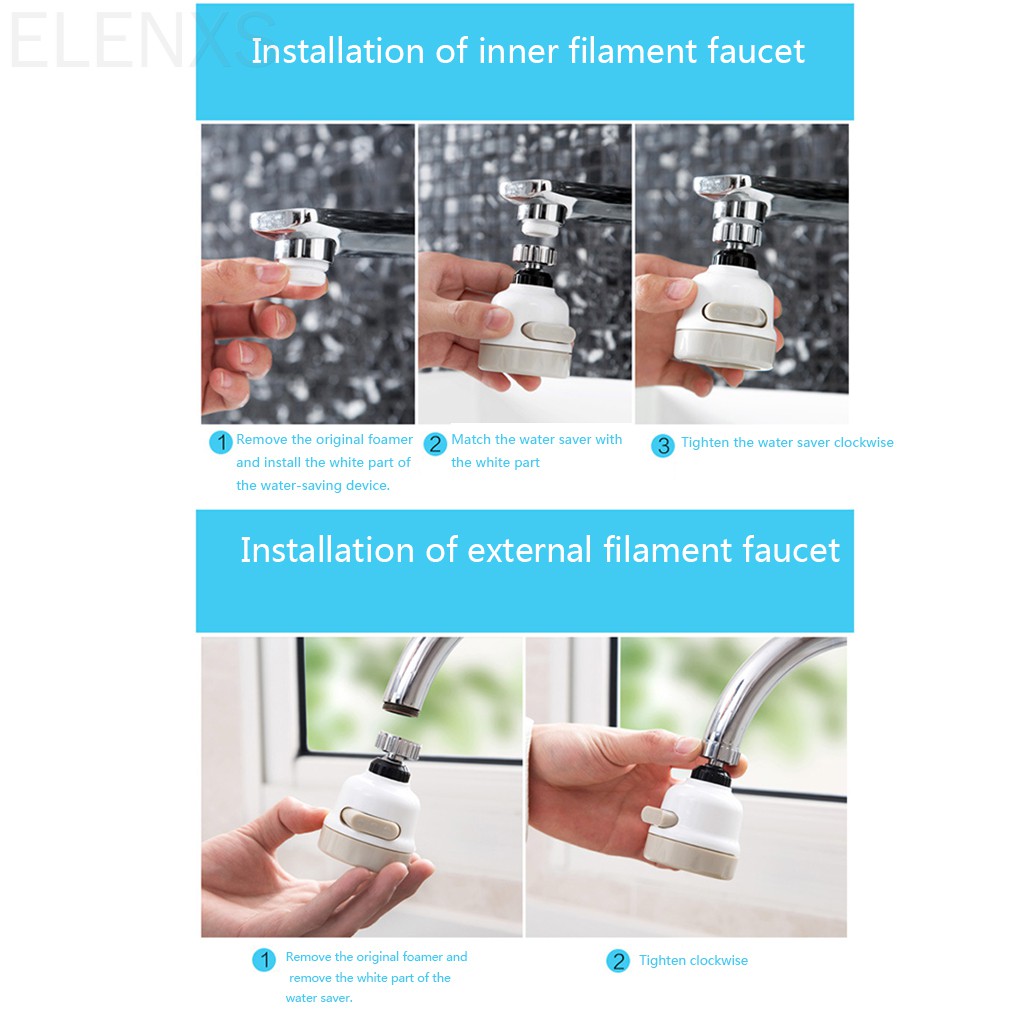 Đầu lọc vòi nước 3 chế độ áp suất cao tiện dụng