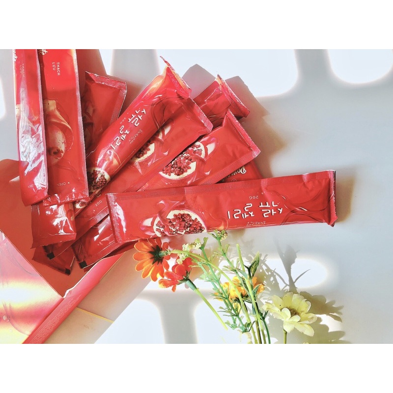 COMBO 3 GÓI Thạch lựu giảm cân collagen GO X Pomegranate, chính hãng Matxicorp