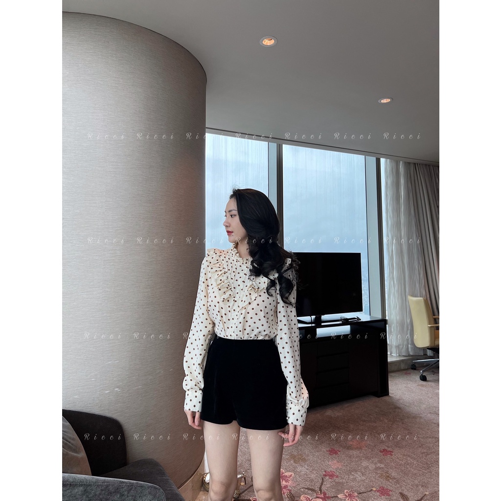 Quần short 2 màu Đen Trắng Ricci | Ricci Official | BigBuy360 - bigbuy360.vn