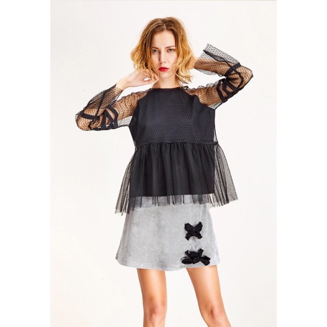 Áo ren lưới Hnoss