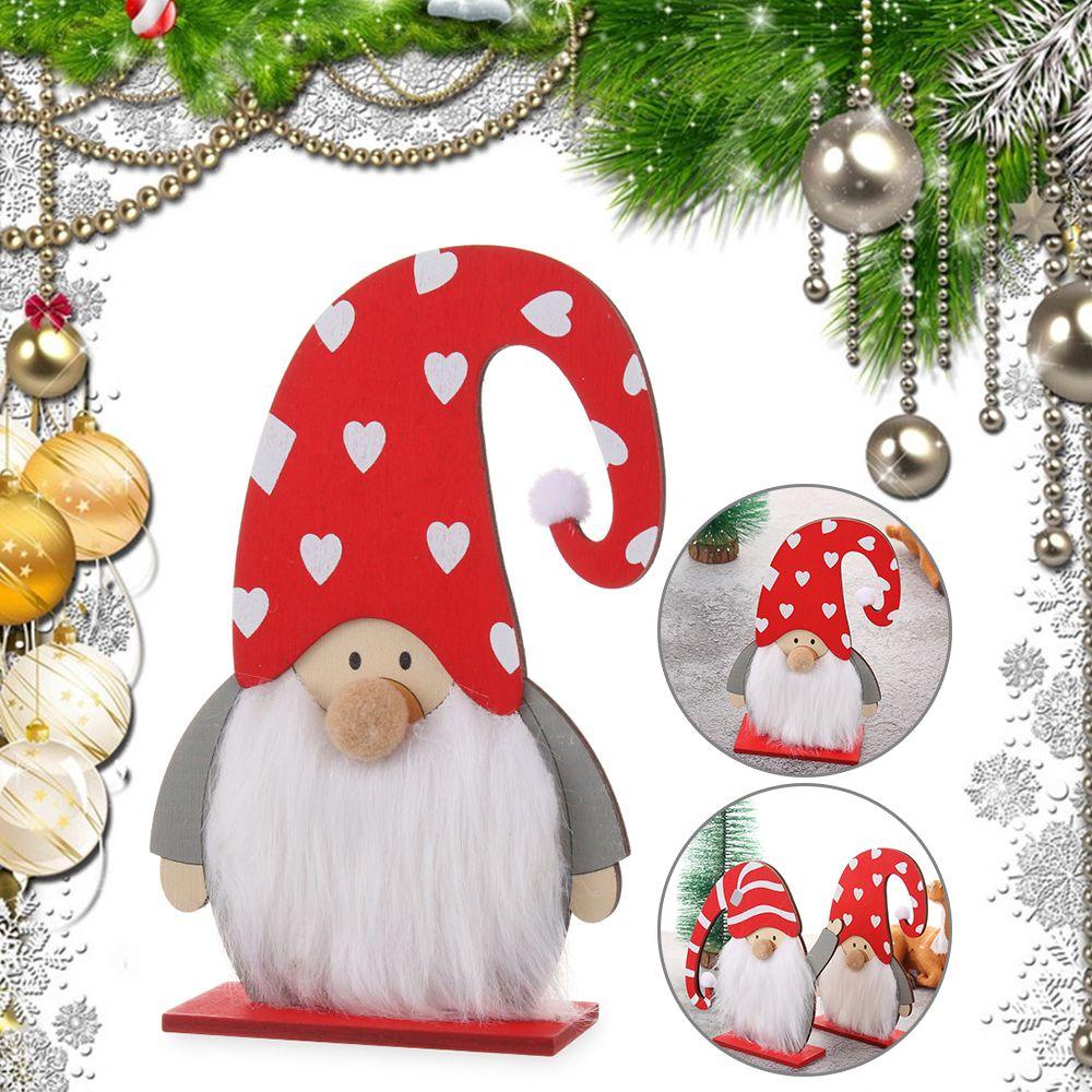 CONOPERY Nón Giáng Sinh &amp; Năm Mới Bằng Gỗ