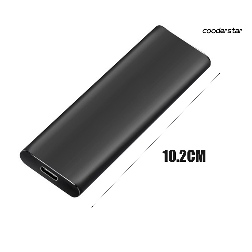 COOD-st Durable High Speed Transmission M2 SSD Hard Disk Box Case NVME PCIe Enclosure M.2 to USB 3.1 for Computer TV Mobile Phone