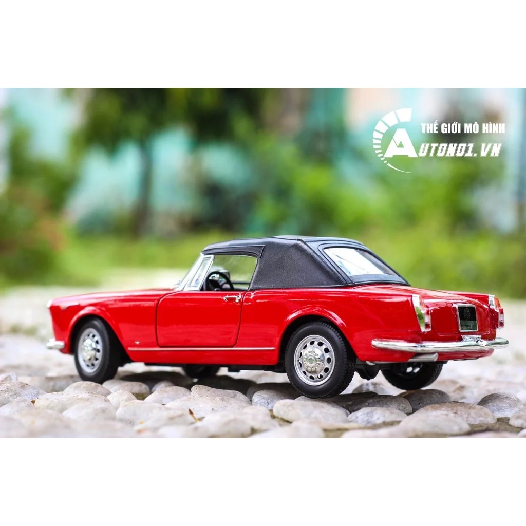 MÔ HIÌNH XE ALFA ROMEO SPIDER 1960 RED 1:24 WELLY 7023