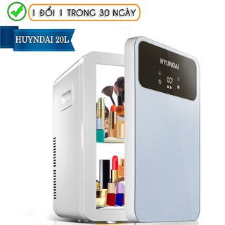 [Sẵn hàng] Tủ lạnh mini Hyundai 20L điều chỉnh nhiệt độ nóng lạnh bằng màn hình LCD