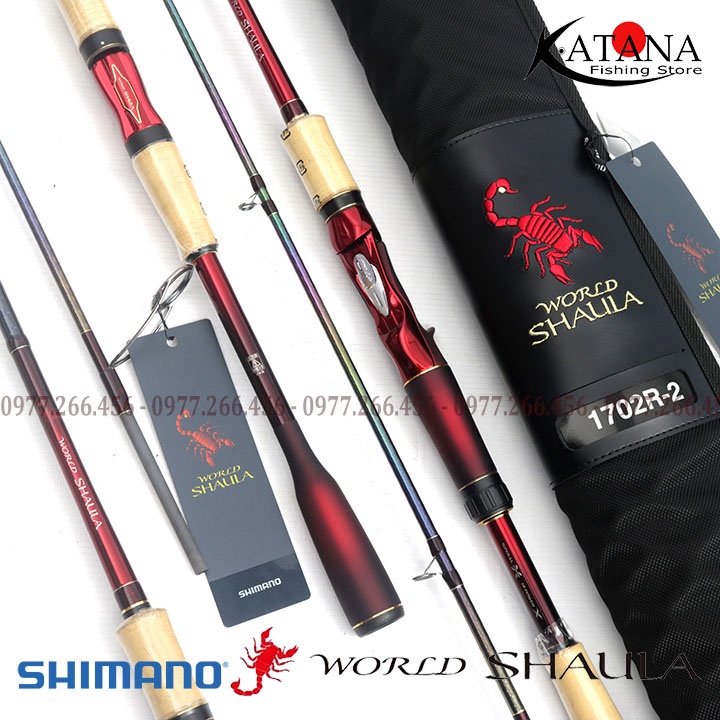 Cần Câu Shimano World Shaula - Máy Đứng - Máy Ngang