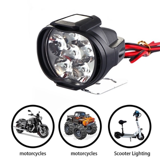 Đèn Pha 6 Bóng Led 6 Bóng Cho Xe Máy