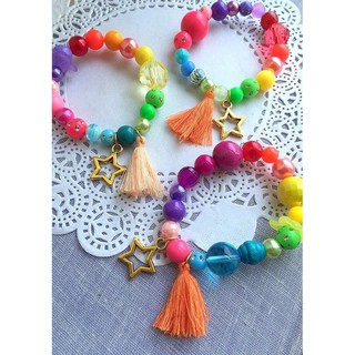 Cước thun trong suốt làm vòng handmade