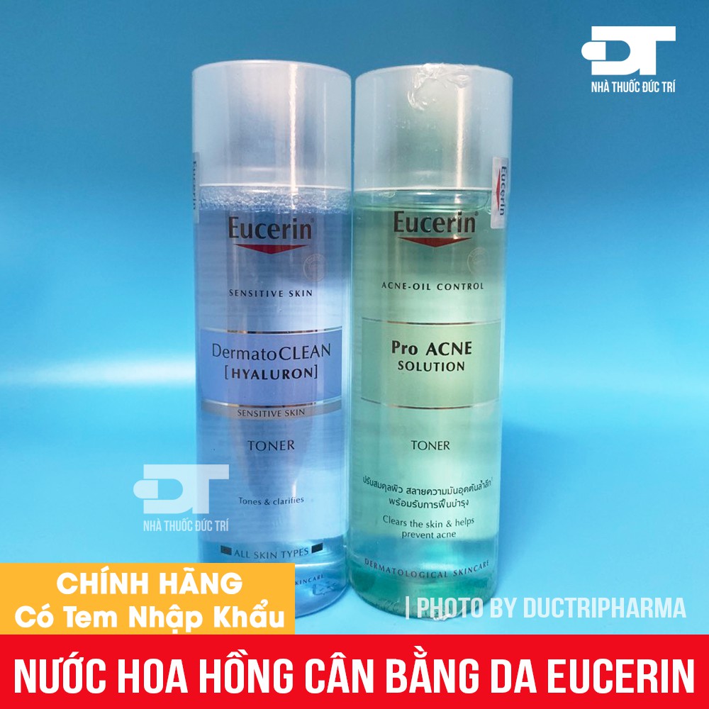 [CHÍNH HÃNG] Nước Hoa Hồng Eucerin Pro ACNE Solution Toner  Cân Bằng Cho Da Dầu - Mụn 200ml