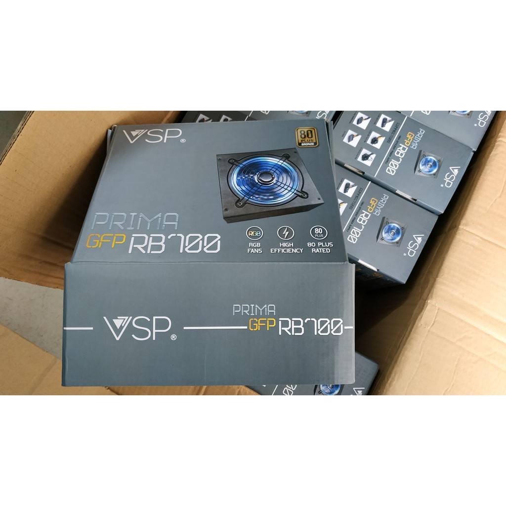 Nguồn VSP 700W LED RGB - Full Box - New - Chính Hãng VSP