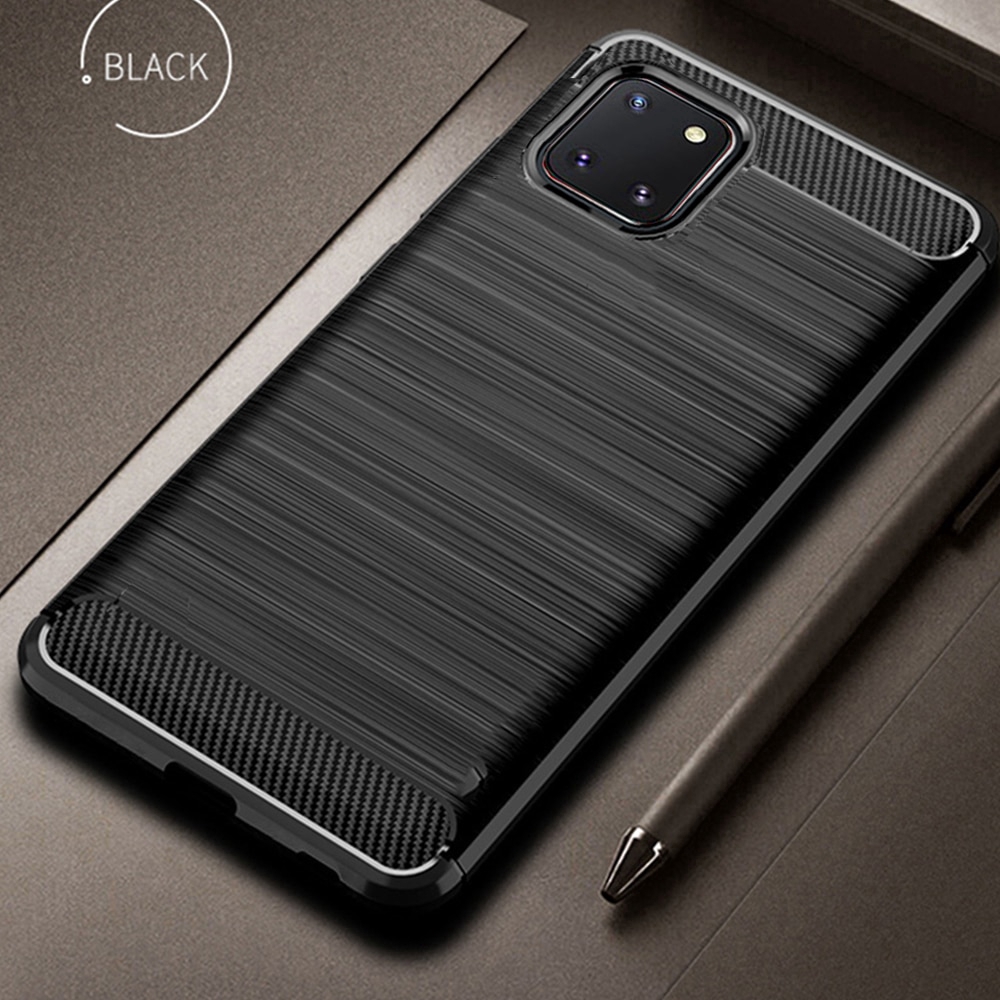 Ốp điện thoại sợi Carbon cho Samsung Galaxy Note 10 Lite