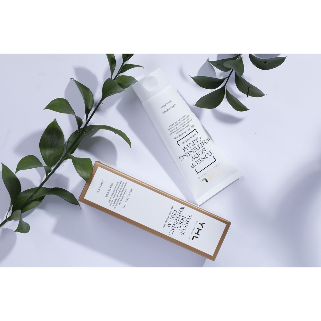 Kem Dưỡng Trắng Da Body YHL Cấp Ẩm Tăng Độ Đàn Hồi Làm Mờ Vùng Da Sạm Tối Màu 150ml Hàn Quốc