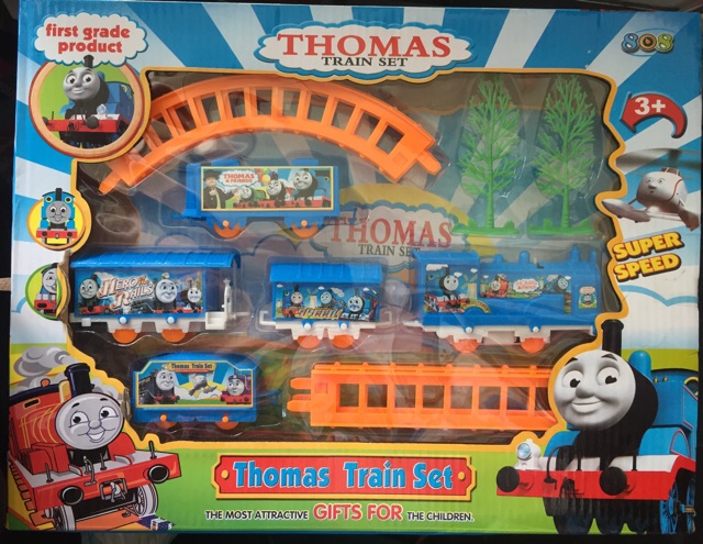 Đồ chơi đường ray  tàu hoả thomas - Train set ( 5 Toa )