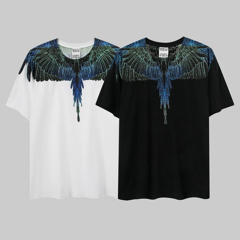 Áo Thun cotton Ngắn Tay In Hình Thời Trang Mùa Hè Cho Nam Nữ