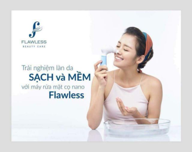 Máy rửa mặt cọ nano Flawless