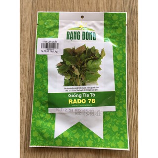 Giống Tía Tô RĐ 78