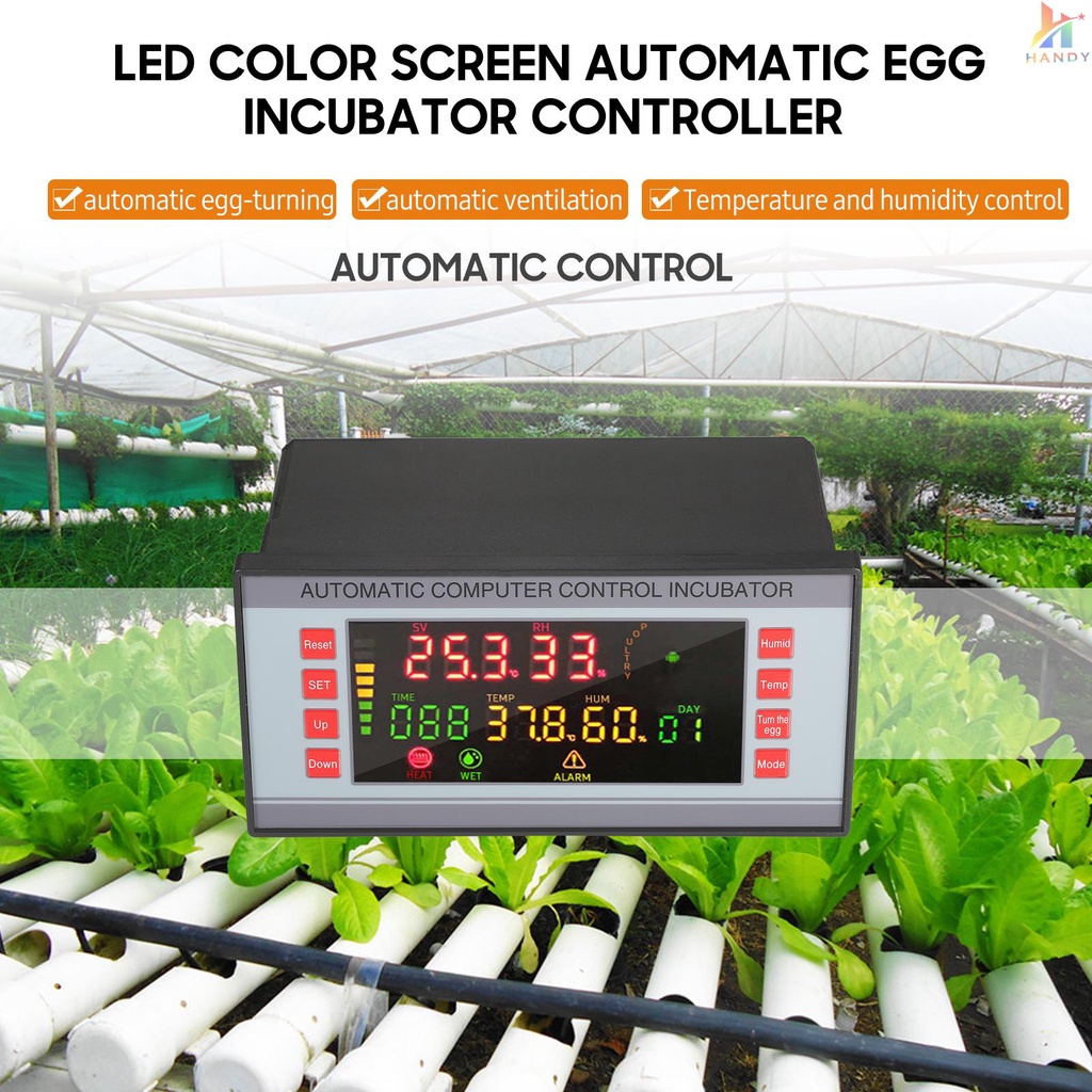 Bộ Điều Khiển Máy Ấp Trứng Tự Động Có Đèn Led Màu Sắc