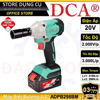 20v máy vặn bu long dùng pin dca adpb298bm, adpb298z | không chổi than
