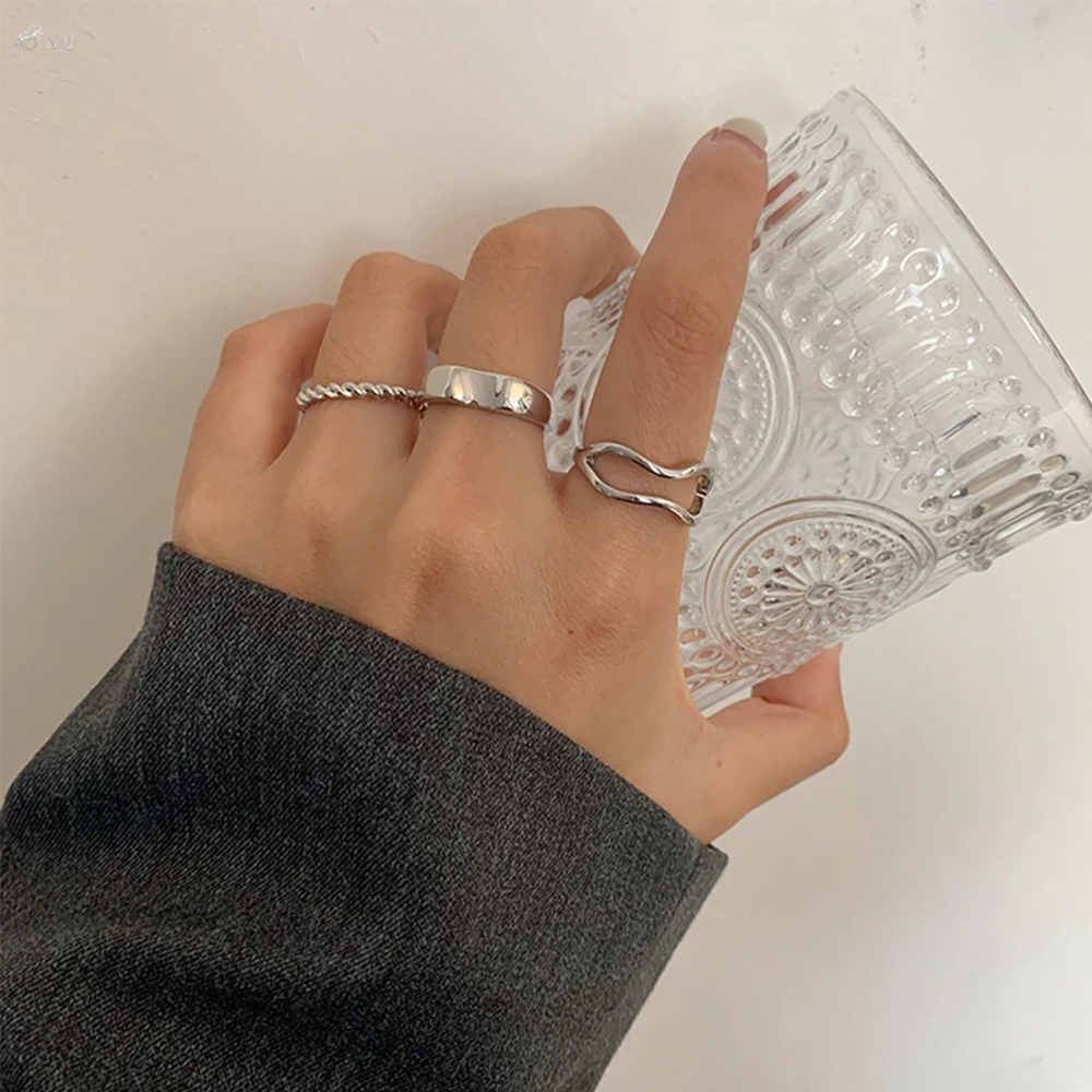 Set 3 Nhẫn Thời Trang Dành Cho Nữ