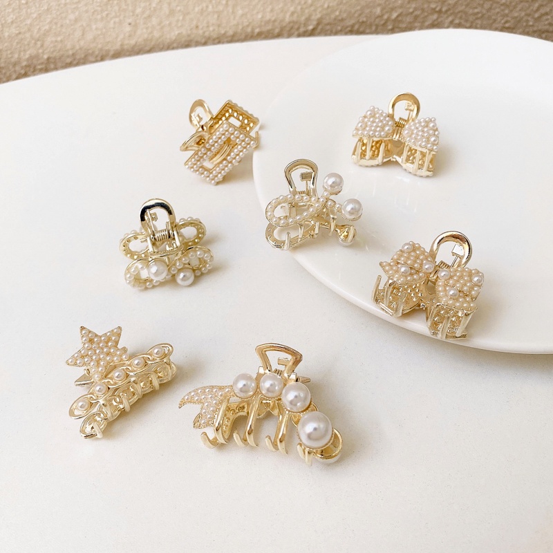 Kẹp Tóc Kim Loại Mini Hình Vương Miện Thời Trang Hàn Quốc