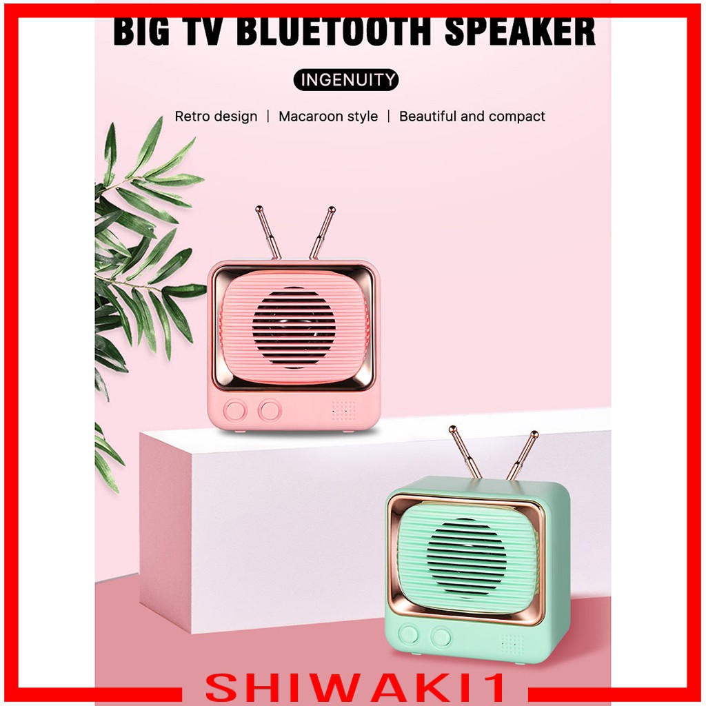 Loa Bluetooth Không Dây Mini Phong Cách Cổ Điển Shiwaki1