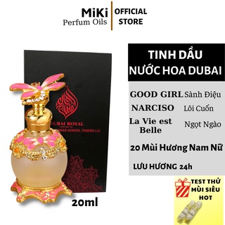 Tinh dầu nước hoa dubai chính hãng mẫu chuồn hồng 20ml - mikiofficial