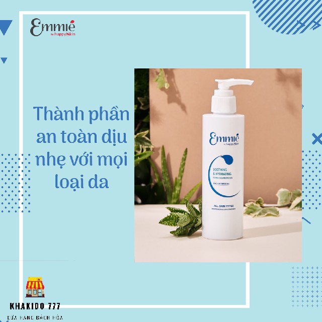 Gel Rửa Mặt Emmié by HappySkin Pro Vitamin B5 Dịu Nhẹ Và Cấp Ẩm Sâu 180ml