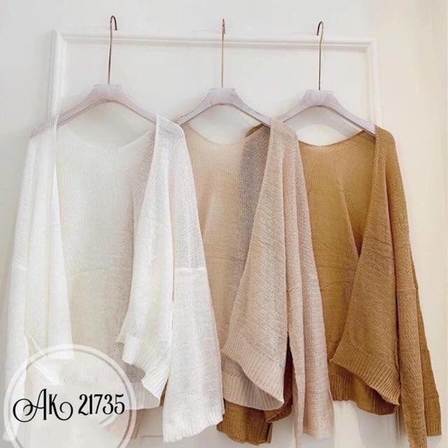 Áo Khoác Cardigan Len Mỏng Huyền Thoại