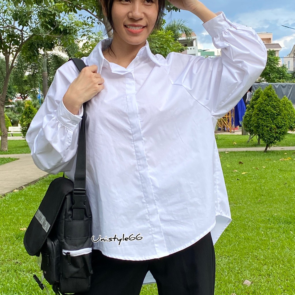 Áo Sơ Mi Tay Phồng Thương Hiệu BACA Chất Vải Katê Thô US095 | BigBuy360 - bigbuy360.vn