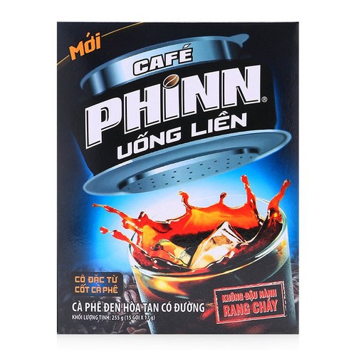 Cà Phê Phinn Uống Liền Vinacafe Hộp 15 Gói X 17G