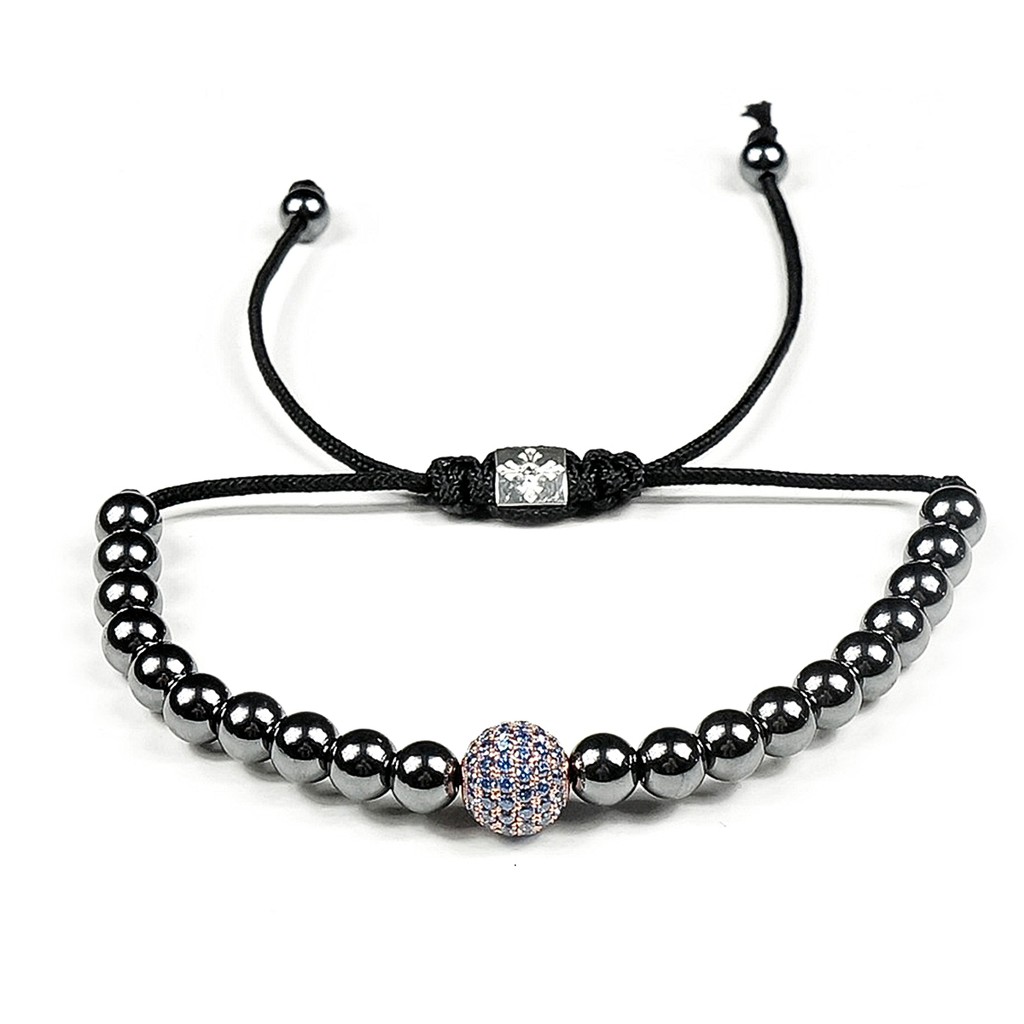 [CHÍNH HÃNG] Vòng đá Hematit 5mm + Neora Charm