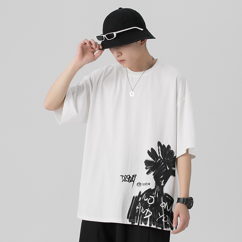 Áo thun Unisex Form rộng tay lỡ Haley street wear TN707-TN708-TN709 Basic cao cấp chất cotton 100% siêu thoáng mát