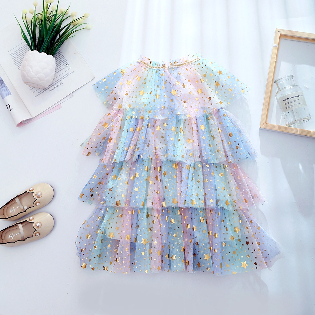 Đầm Công Chúa Xinh Xắn Cho Bé Gái Từ 3-8 Tuổi