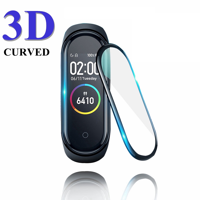 Miếng Dán Cường Lực Cong 3d Cho Xiaomi Mi Band 4 Mi Band 4