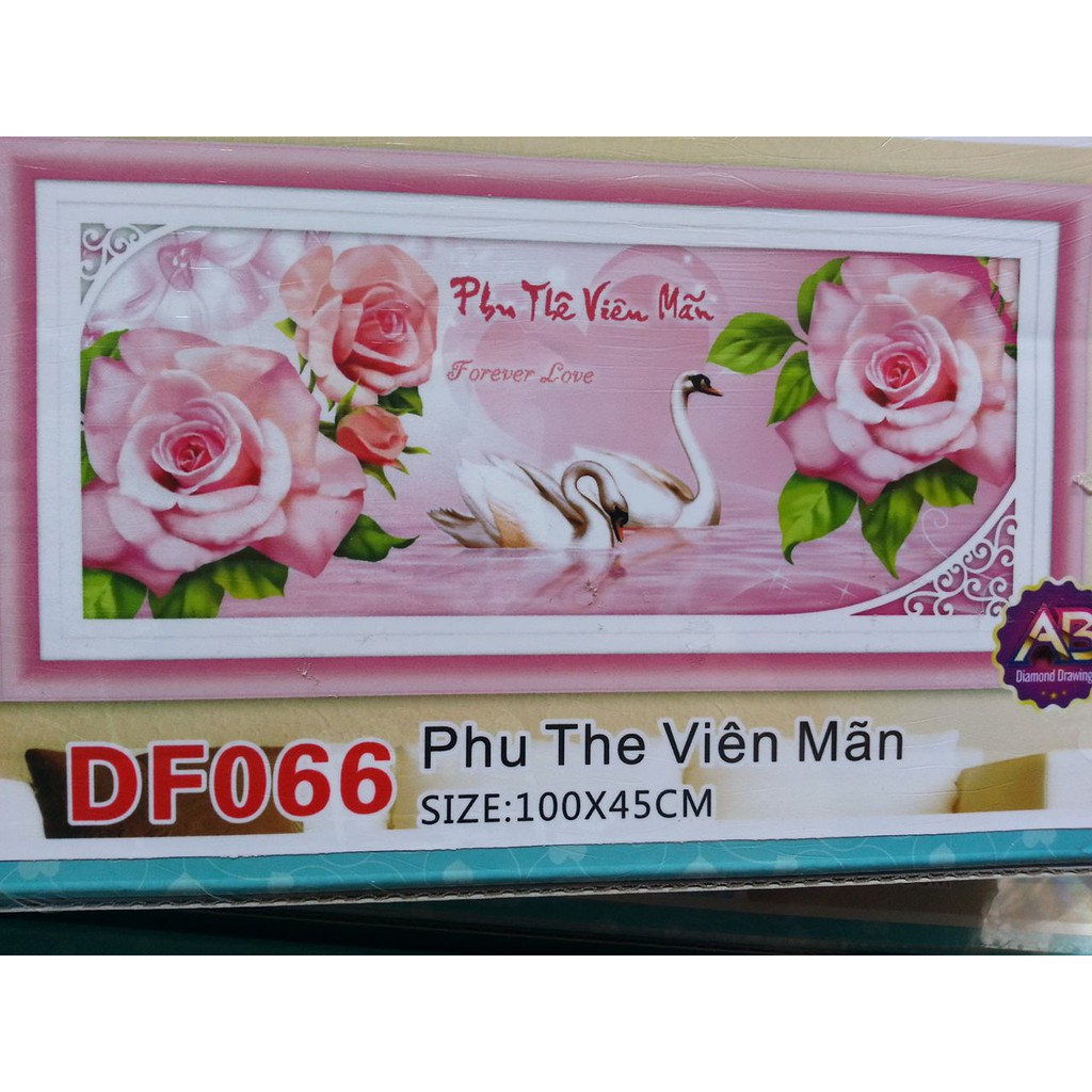 Tranh đính đá vợ chồng DF066