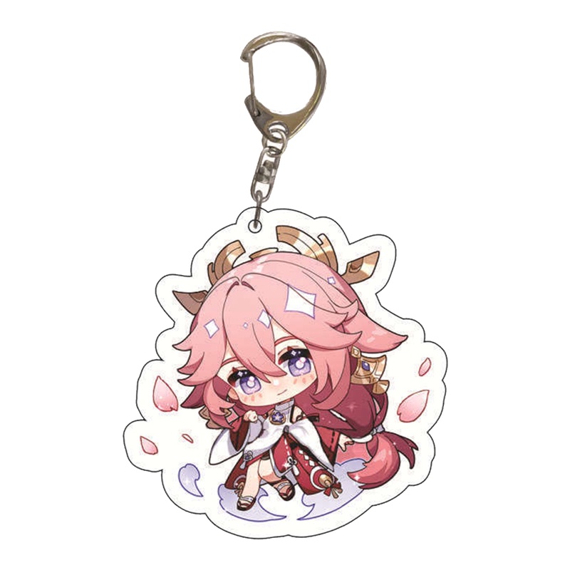 Tmdbyx Móc Khóa Nhựa Acrylic Hình Nhân Vật Trong Game Venti Tartaglia Mona