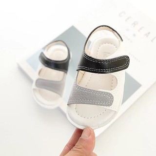 Giày sandal trẻ em từ 1 đến 3 tuổi da Pu mềm đế cao su êm chân SD20