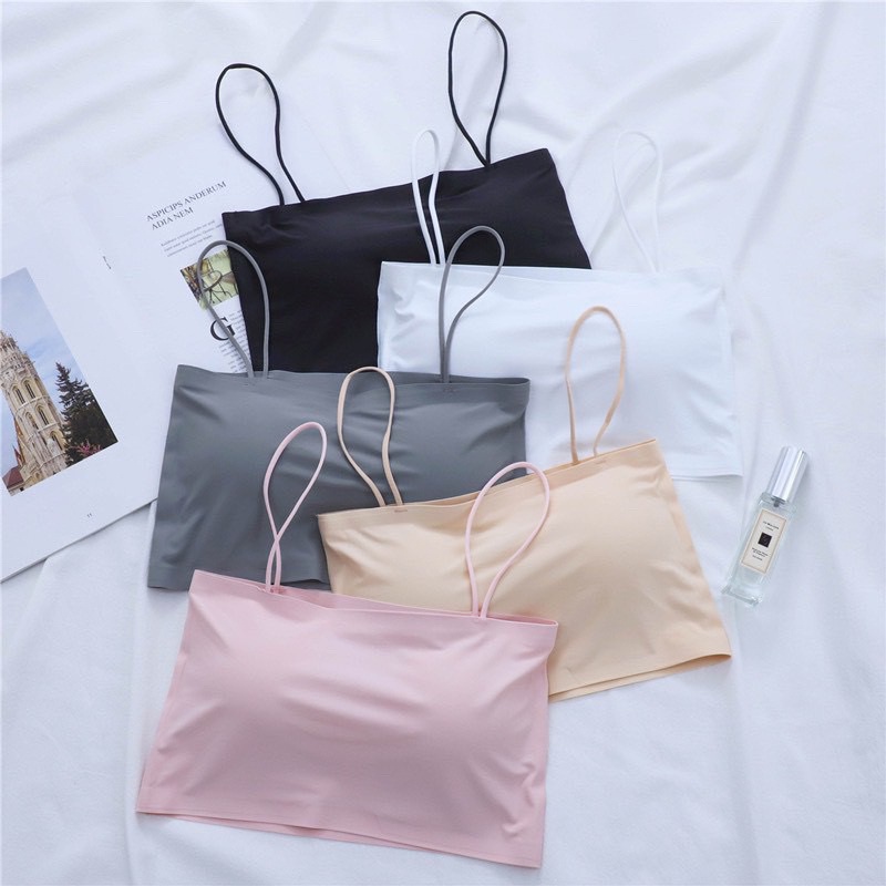 Áo Bra Đúc Su Trơn Quây 2 Dây Mềm Mịn - Unny Kho Đồ Lót Nam Nữ