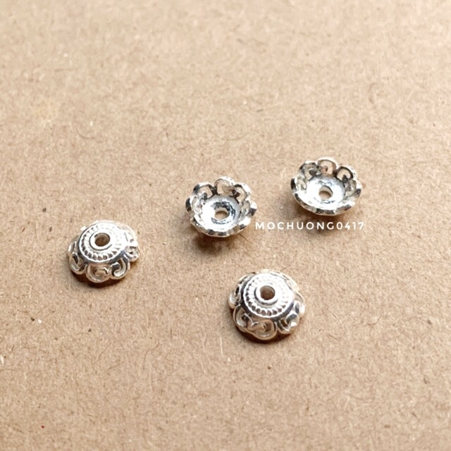 🔥 CHUYÊN SỈ 🔥 Charm ốp bạc cánh hoa hàng siêu đẹp - Bạc tốt loại 1, PH248