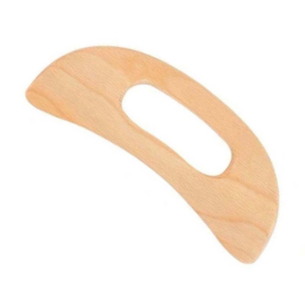 Dụng Cụ Mát Xa Gua Sha Bằng Gỗ Giúp Giảm Nếp Nhăn Và Nâng Cơ Thể