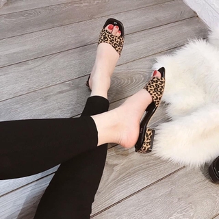 Dép da beo louboutin sang xịn