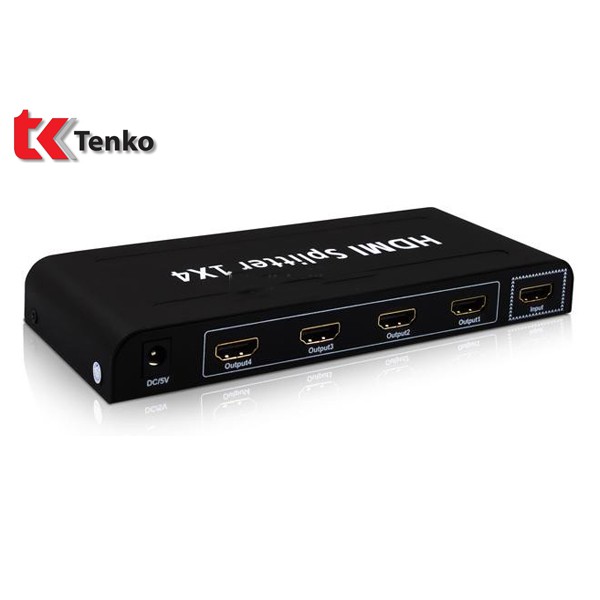 Bộ chia HDMI 1 ra 4 chính hãng Tekmax TM-SP-104